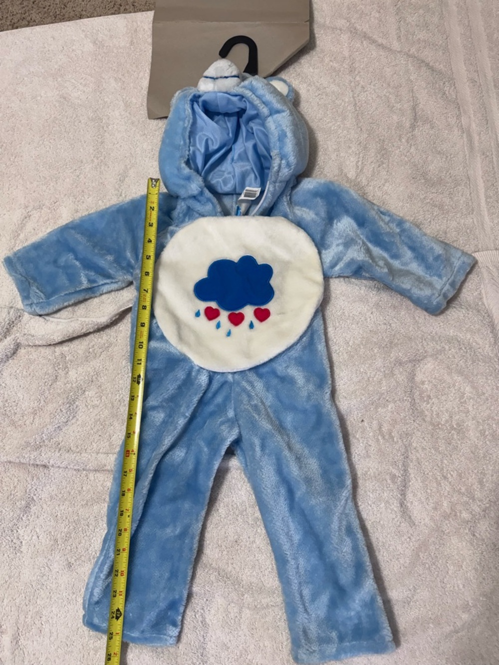 Care Bears Light Blue Plush Cloud Costume with White Belly